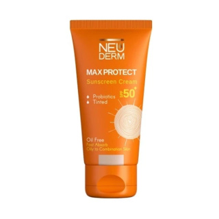 کرم ضد آفتاب رنگی نئودرم مدل Max Protect با SPF50 مناسب پوست چرب حجم 50 میلی لیتر