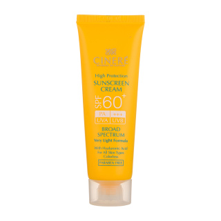 سينره كرم ضد آفتاب SPF 60 بدون رنگ پوست خشك و معمولي	